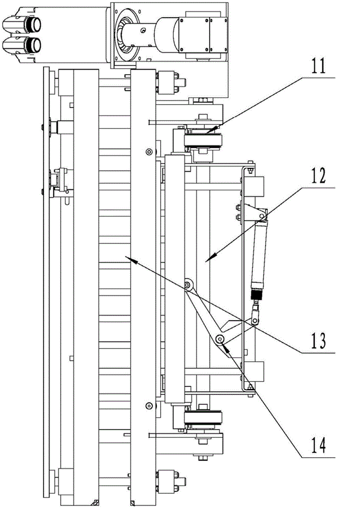 Book block feed mechanism of adhesive binding machine