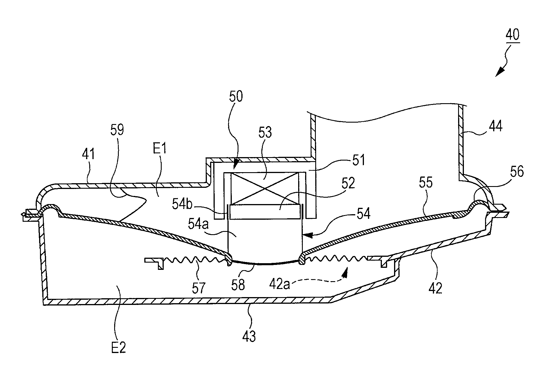 Structure for installing loudspeaker system in vehicle