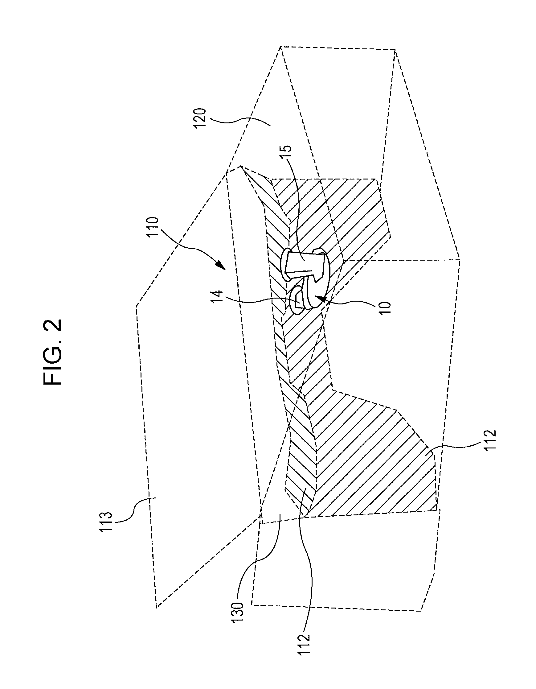 Structure for installing loudspeaker system in vehicle