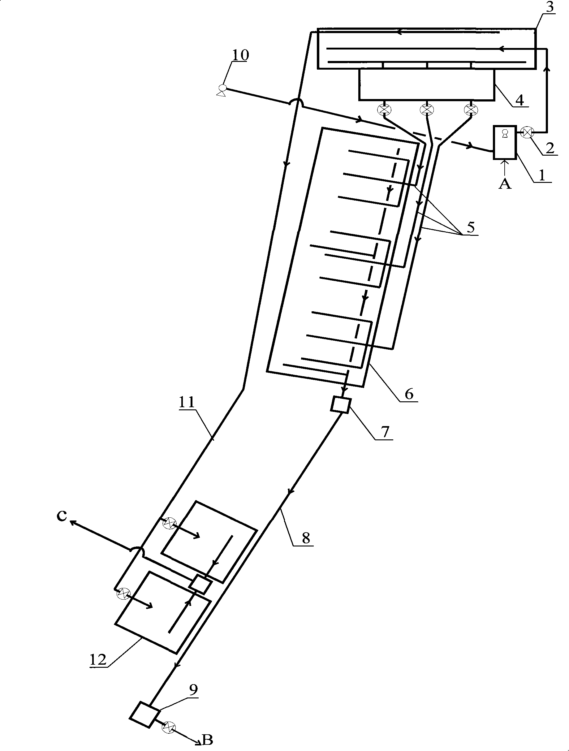 Method for treating eutrophication water with artificial wet land and facilities thereof