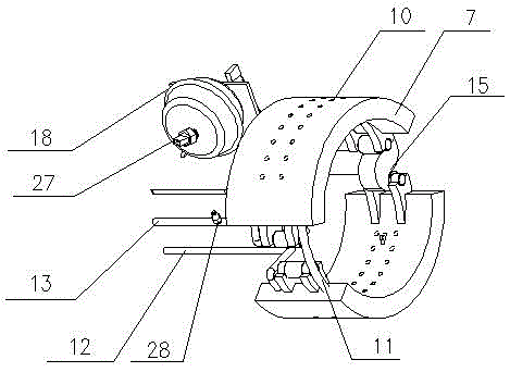 Safe low-temperature brake