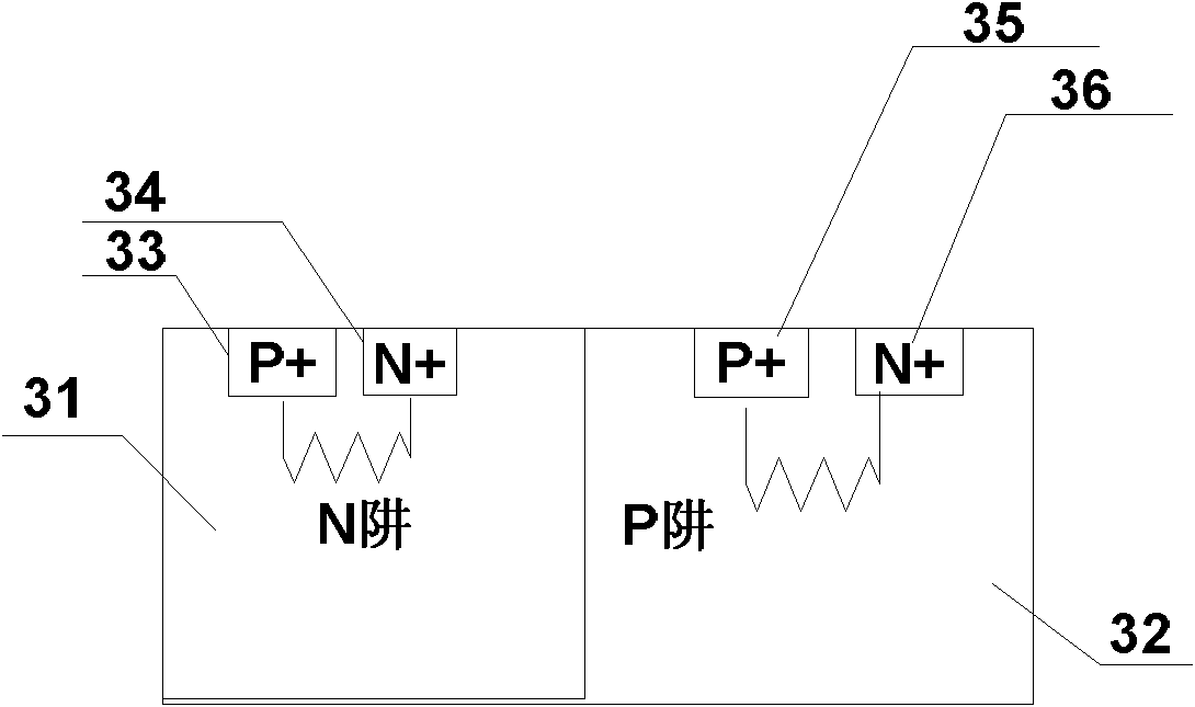 Silicon controlled rectifier used for ESD protection