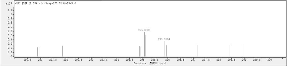 Oxygen-containing benzoic acid in purslane as well as extraction and separation method and application thereof