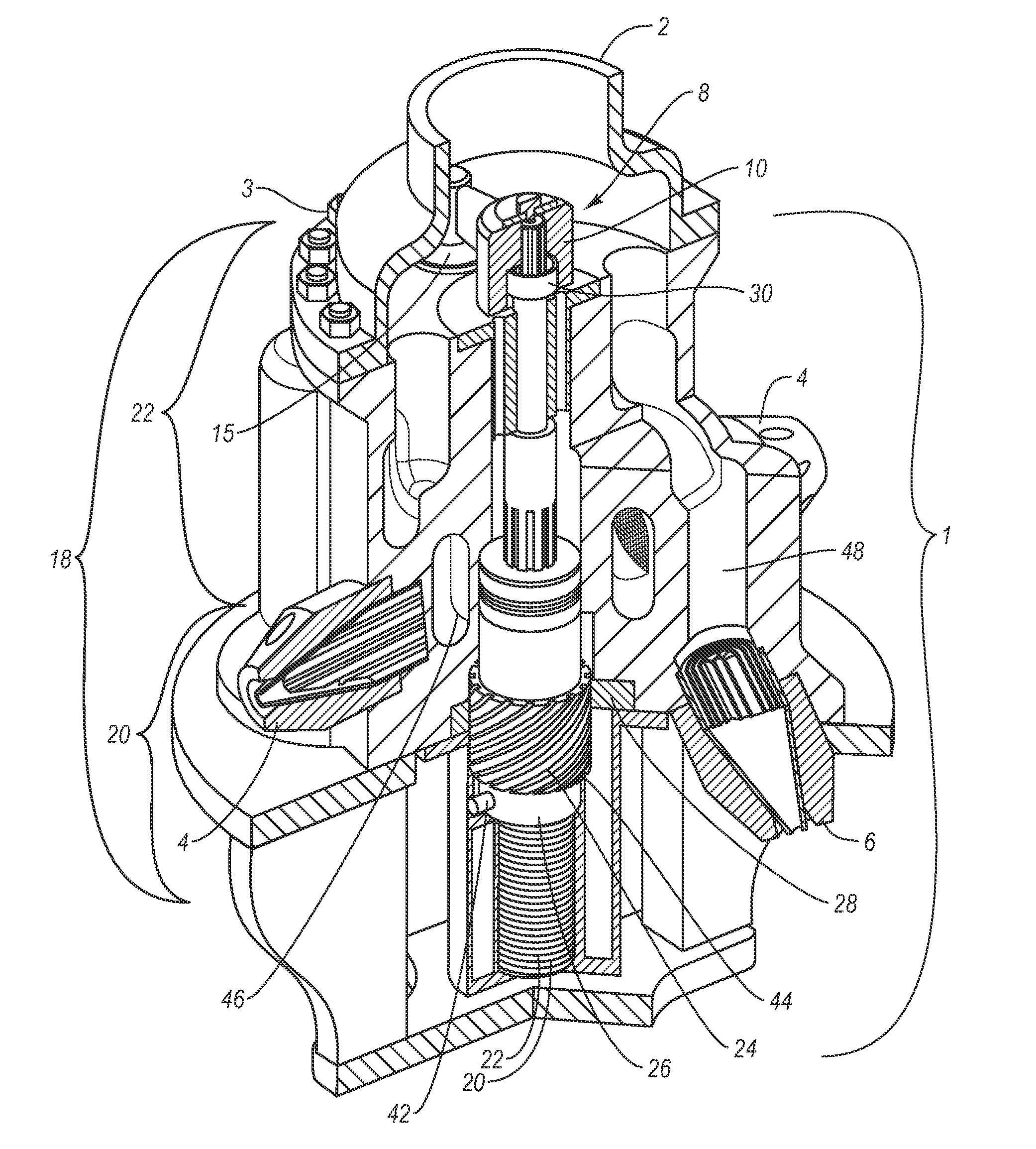 Remotely controlled decoking tool used in coke cutting operations