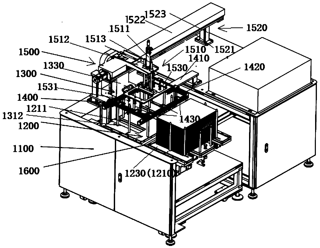 Graphite bipolar plate compression moulding forming system