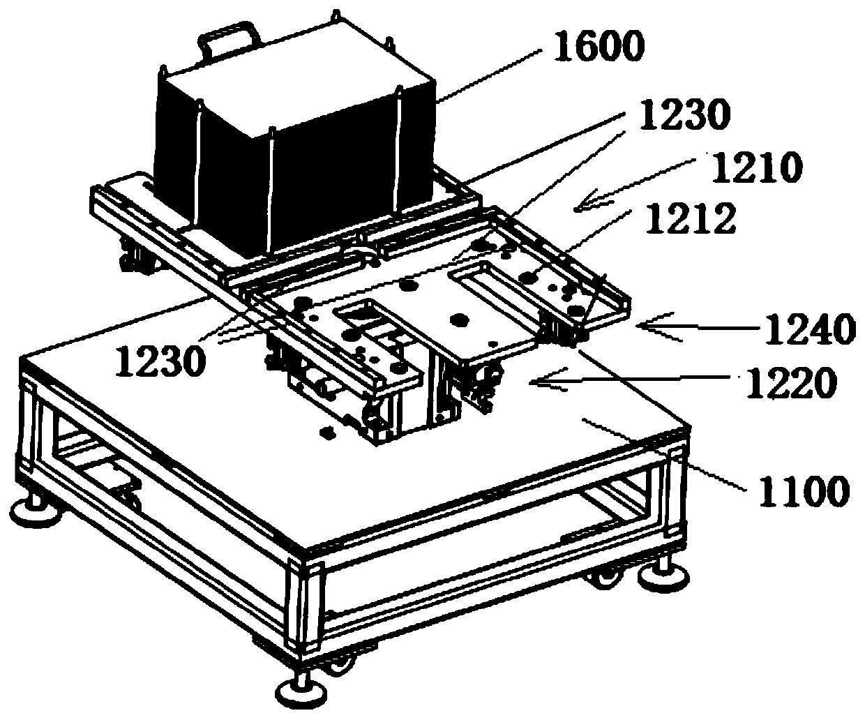 Graphite bipolar plate compression moulding forming system