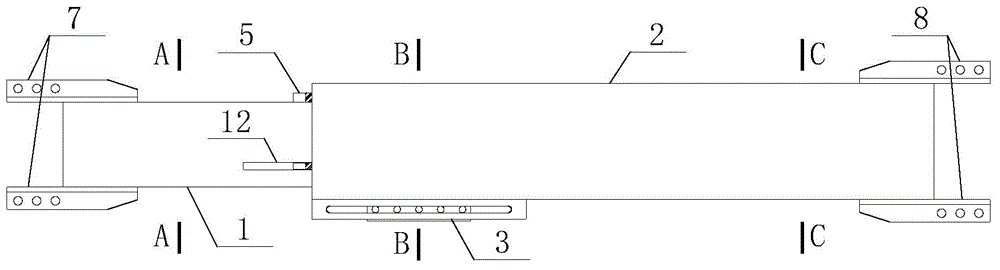 Overlapping self-centering frictional energy-dissipating brace