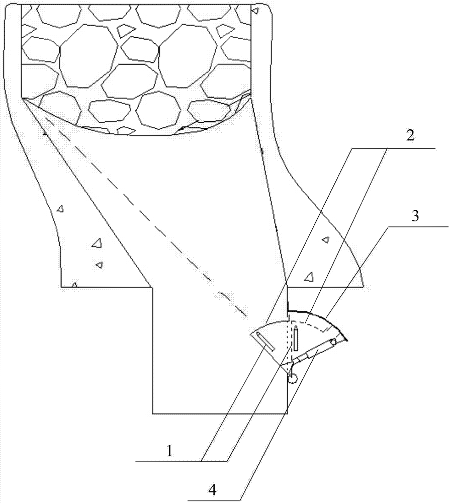 Coal bin dredging device