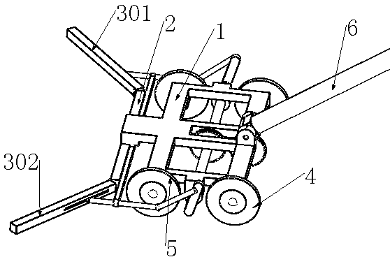 Swing garbage cleaning device