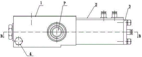 Down slow pneumatic control distributing valve