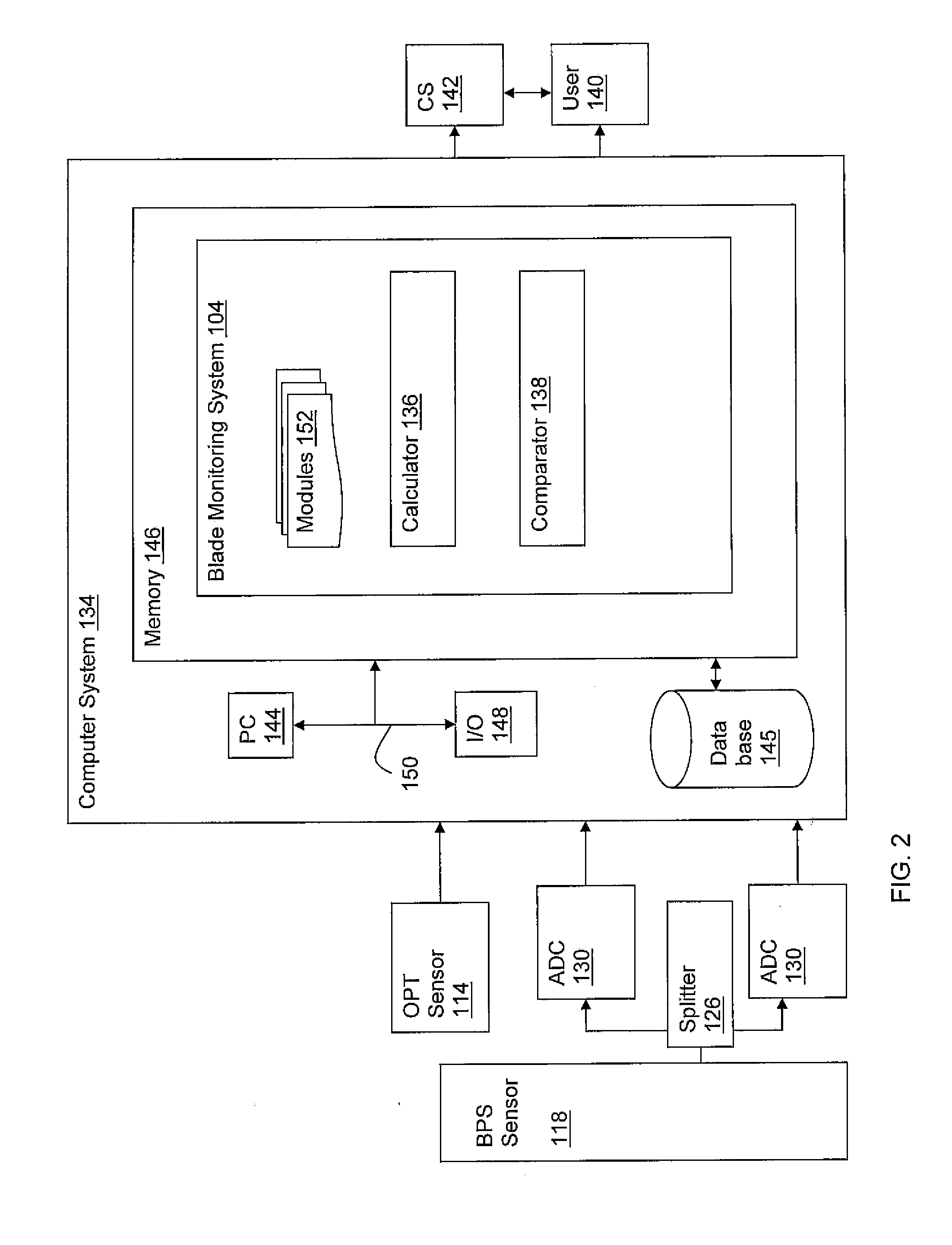 Blade monitoring system