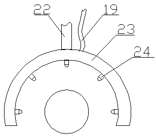 A system for periodically clean overhead lines