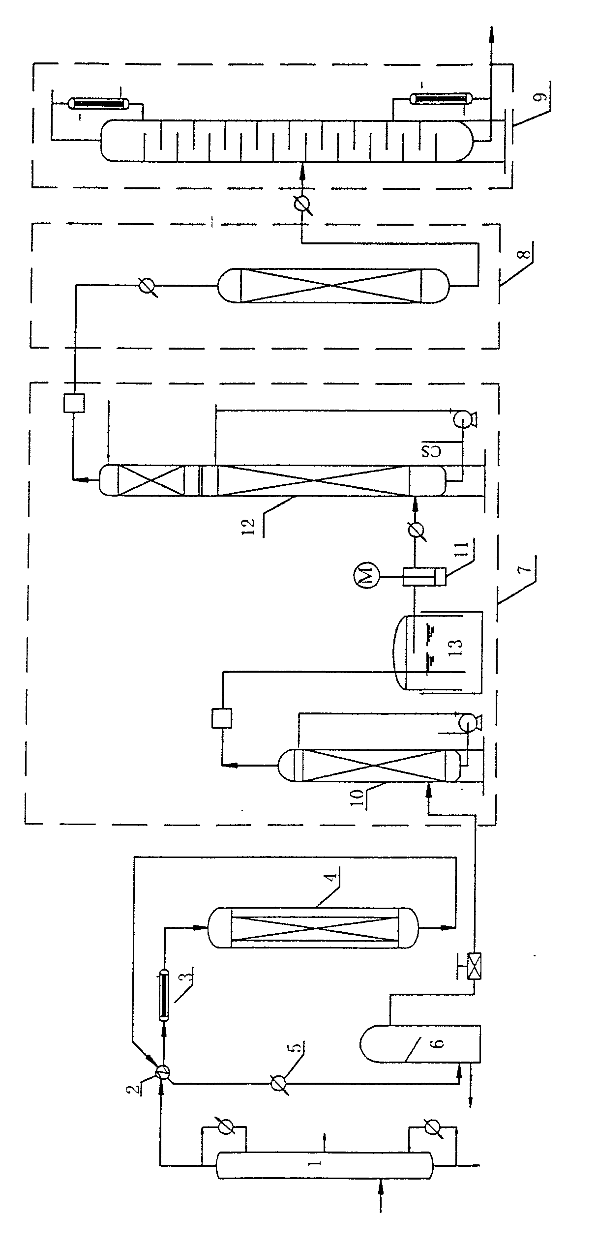 Process for producing ethylene by ethanol dehydration