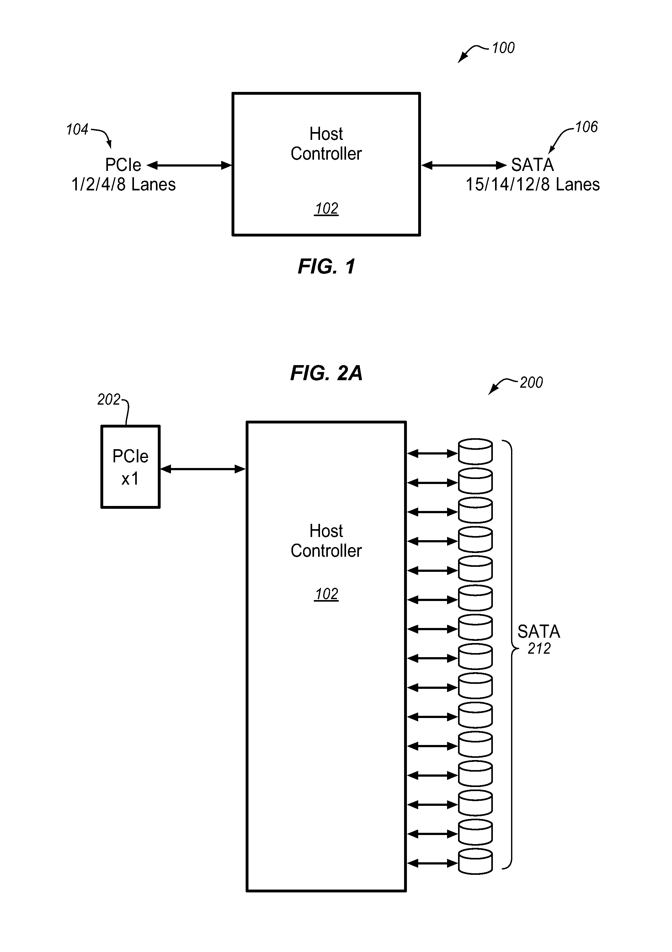 Mechanism for facilitating a configurable port-type peripheral component interconnect express/serial advanced technology attachment host controller architecture