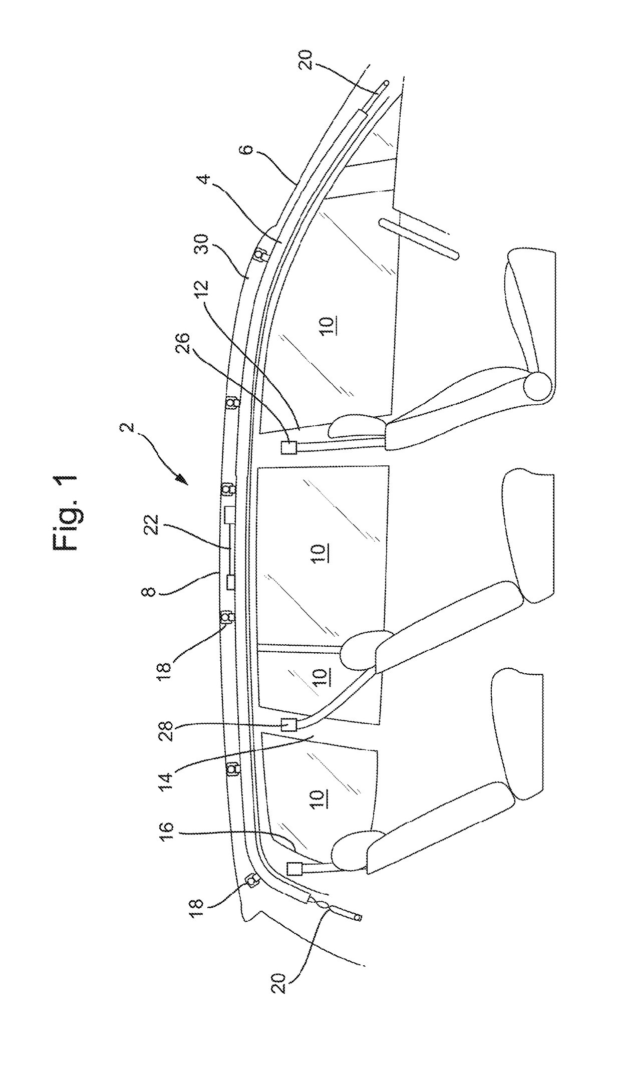 Side air curtain bag