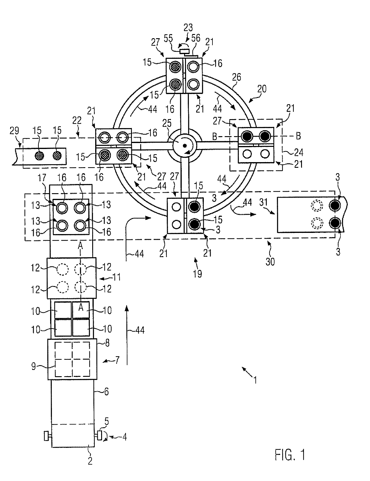 Method and machine for packaging a food product