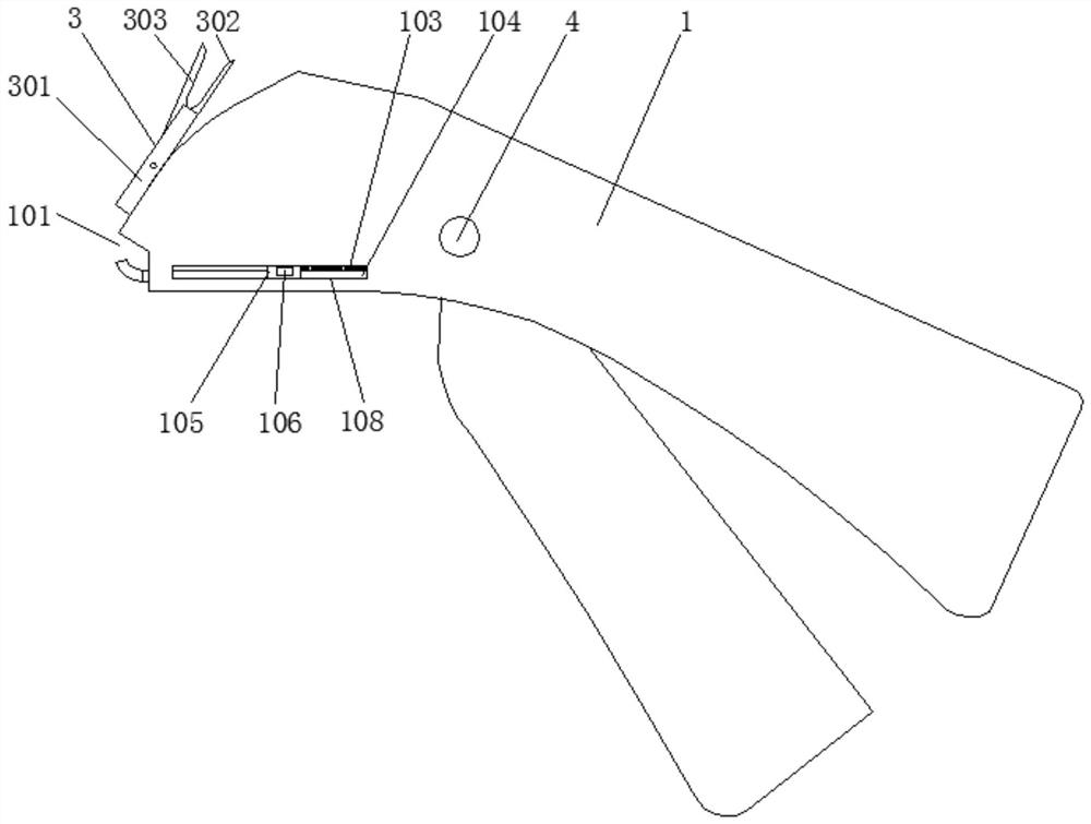 Skin anastomat with nail dismounting function