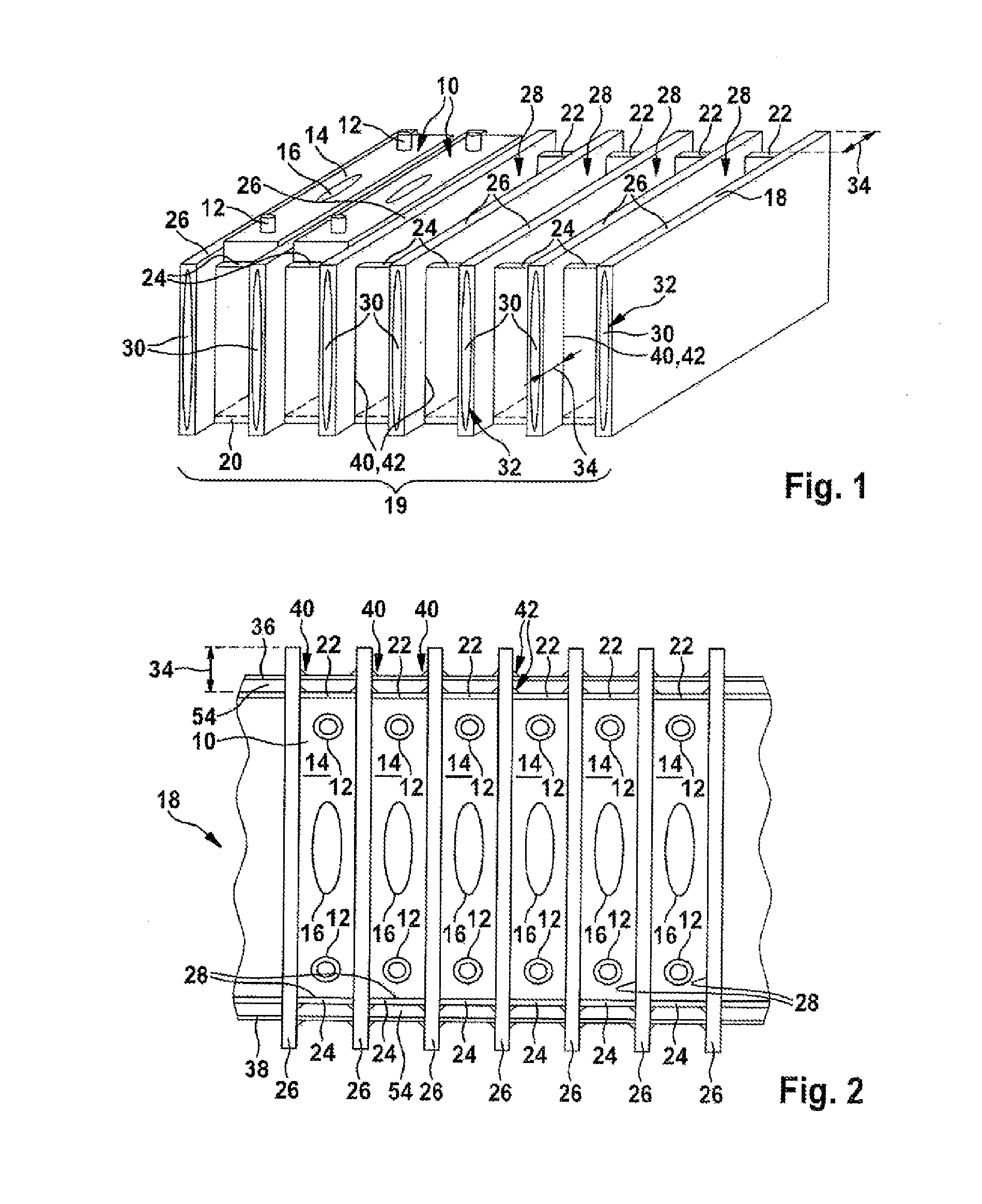 Battery pack with air-type cooling