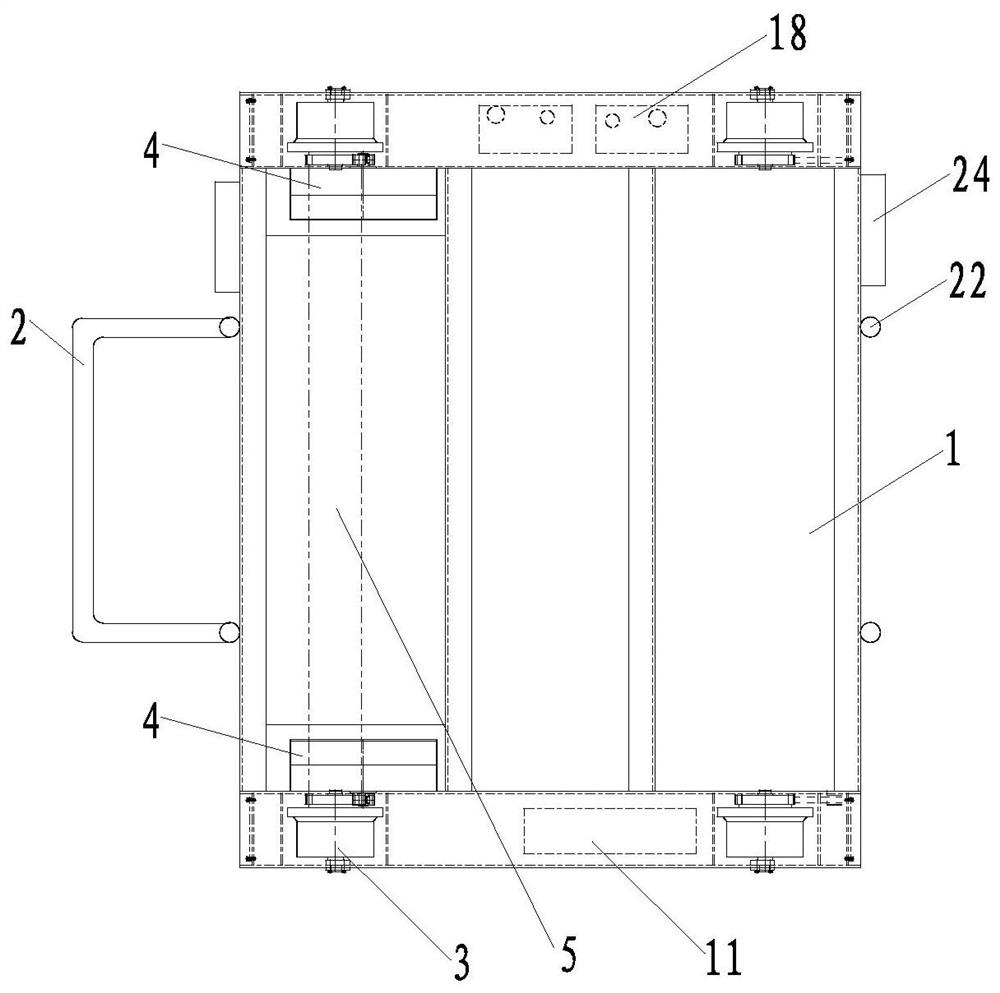 Intelligent braking rail trolley and advancing method thereof