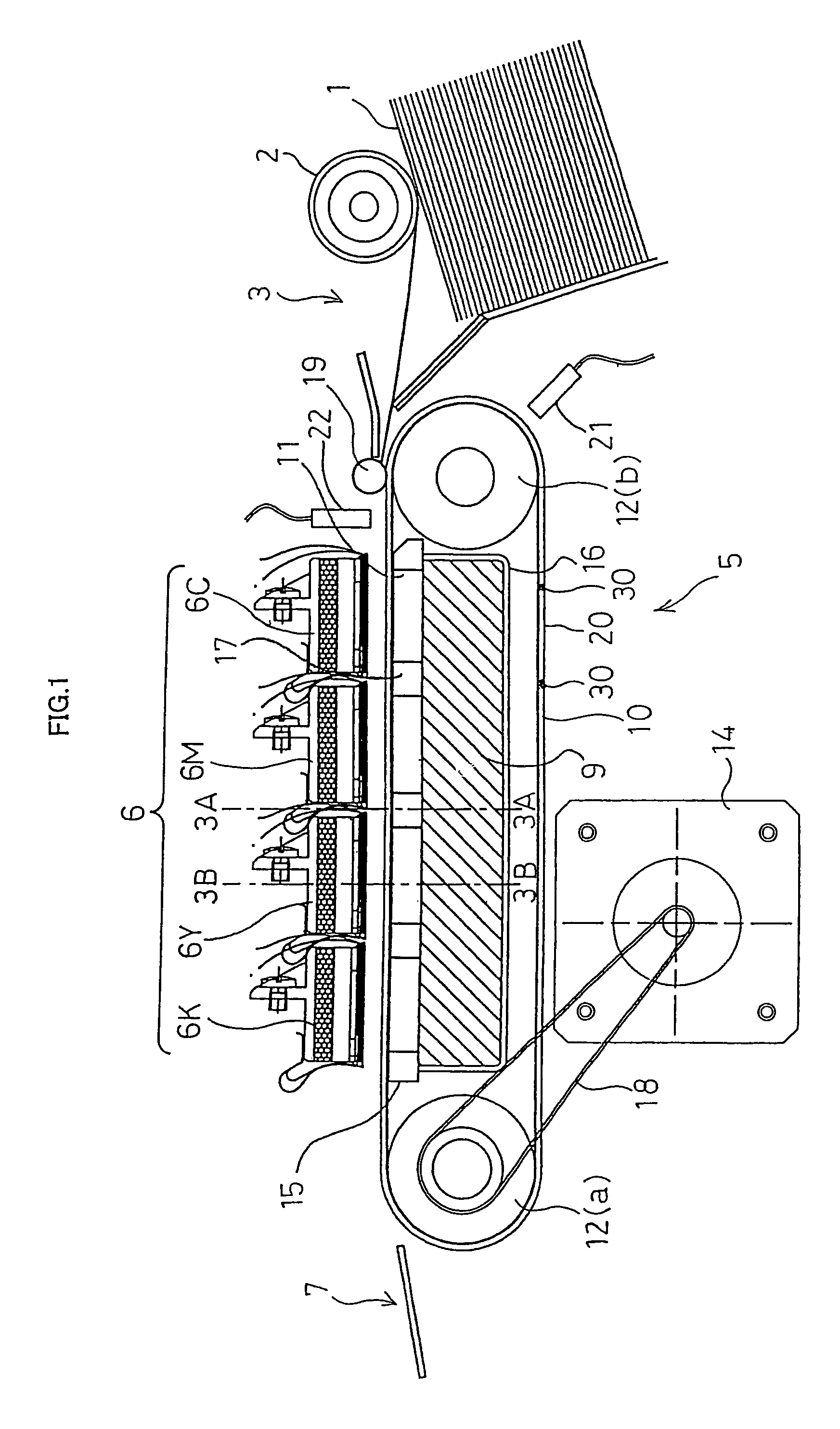 Image forming apparatus and transfer belt used therein