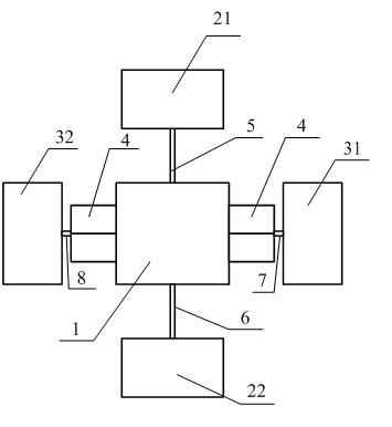 Low-orbit aircraft based on aerodynamic attitude control and attitude control method thereof