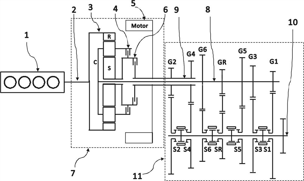 Hybrid power system, control method and vehicle