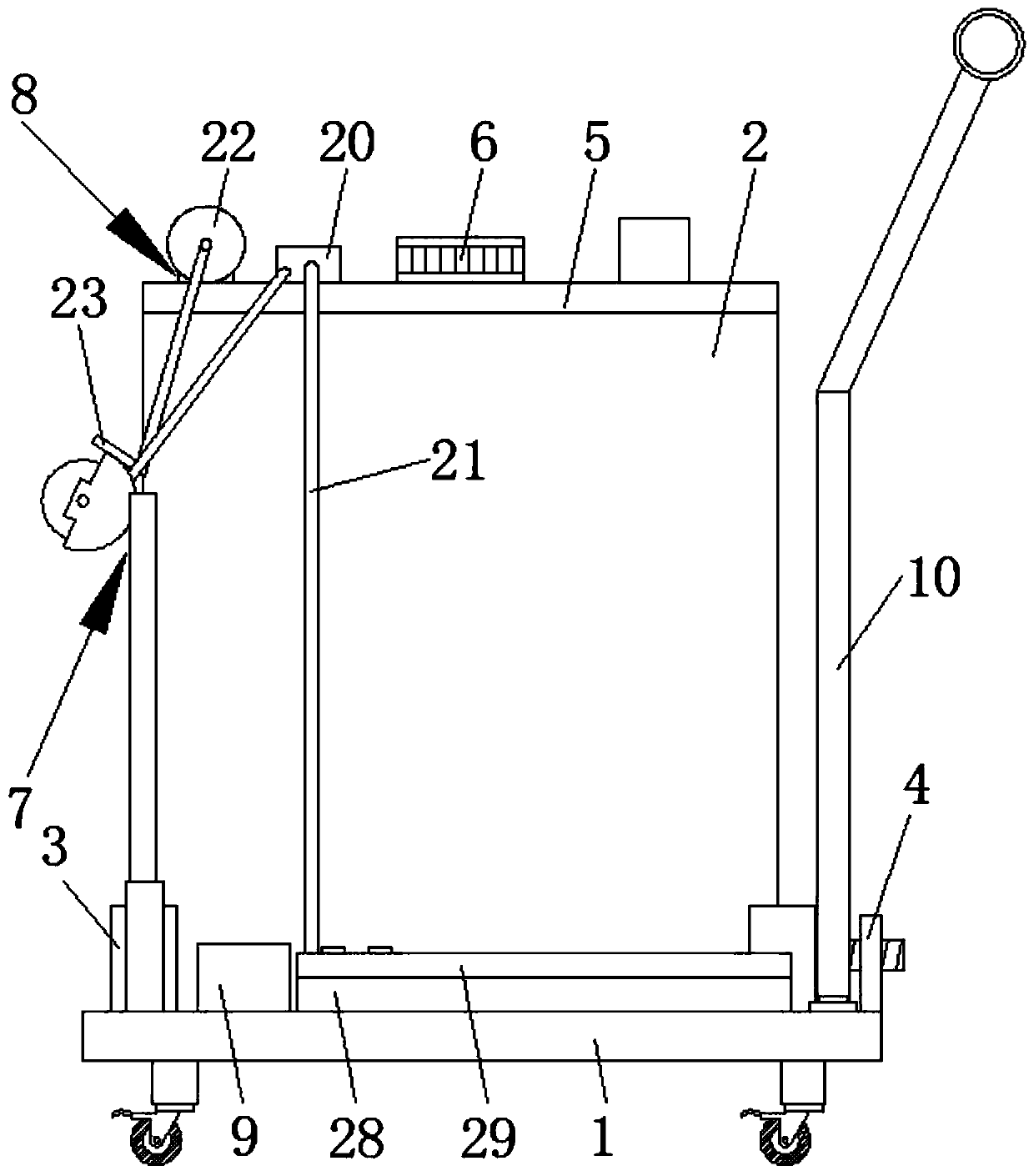 Multifunctional wall surface treatment device for building