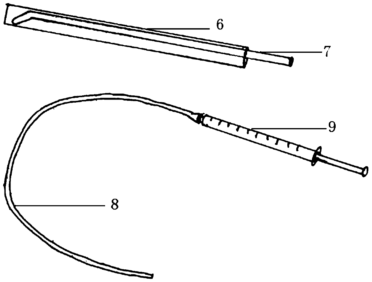 A rabbit non-surgical embryo transfer instrument