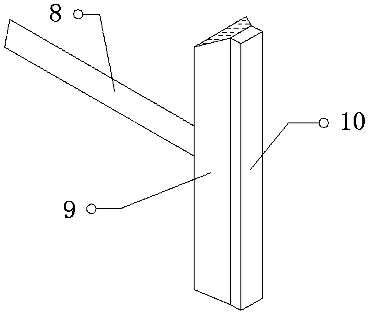 Chip removal cleaning device for exhaust pipe production