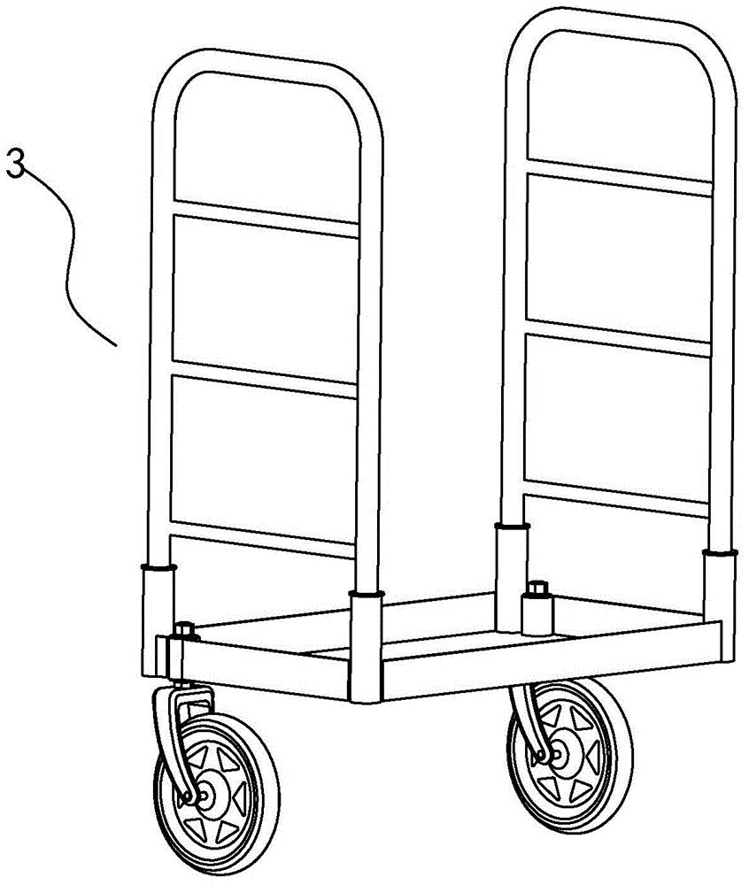 Transportation device utilizing balance car for driving