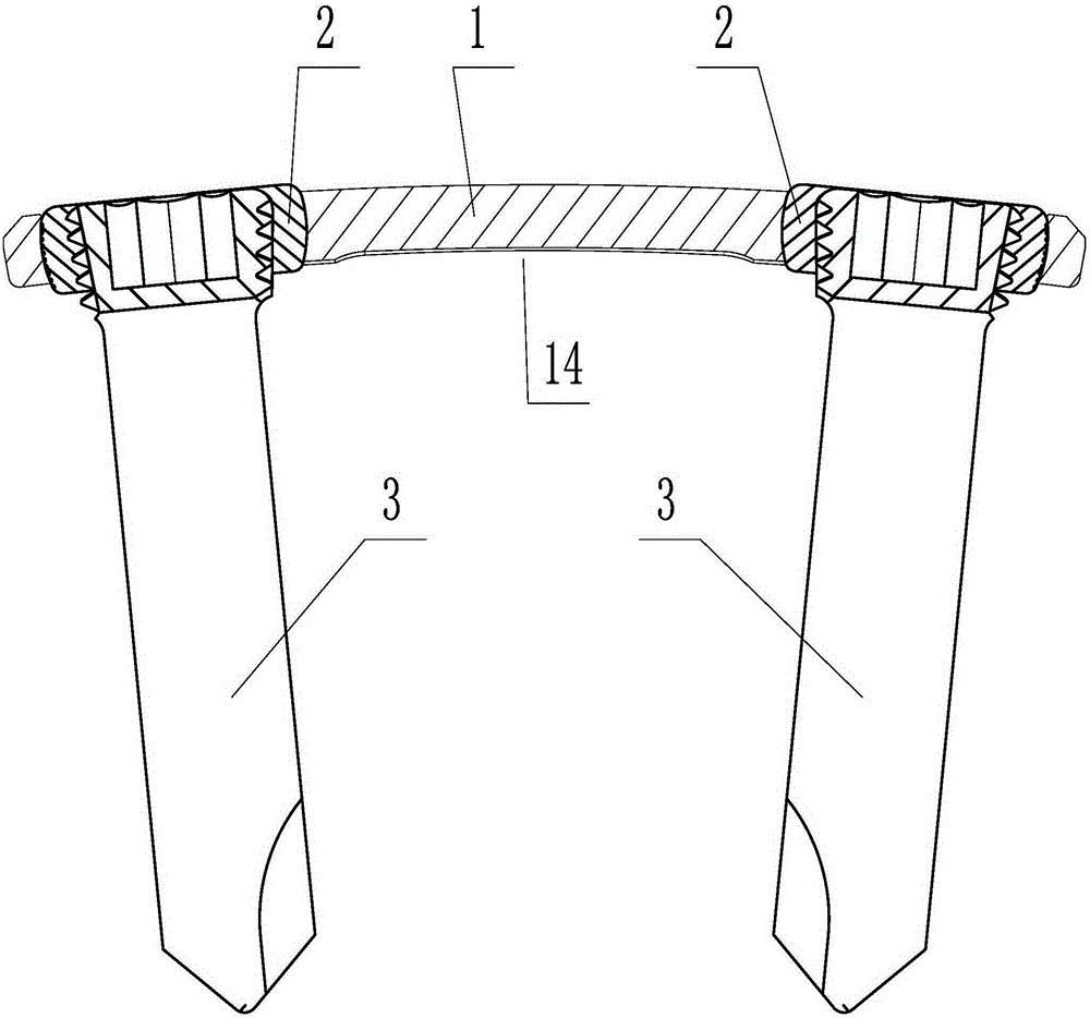 Self-locking integrated anterior cervical board