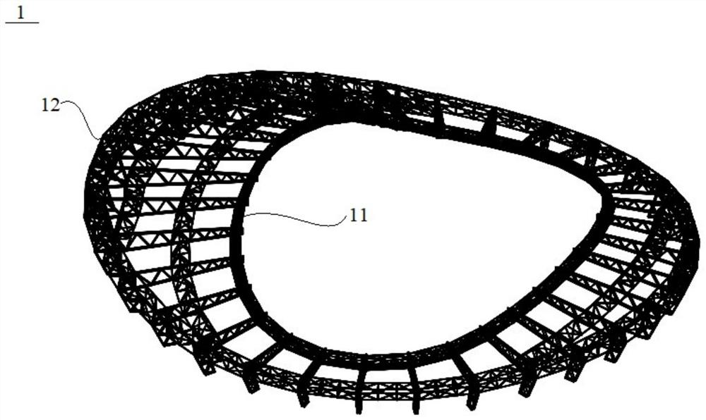 Cantilever structure tension reinforcing system and construction method