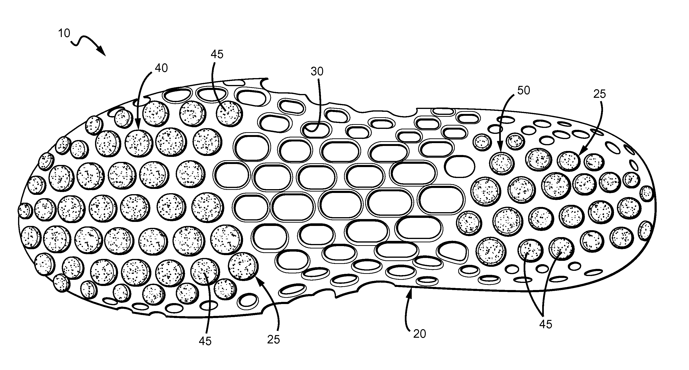 Elastic overshoe with sandwiched sole pads