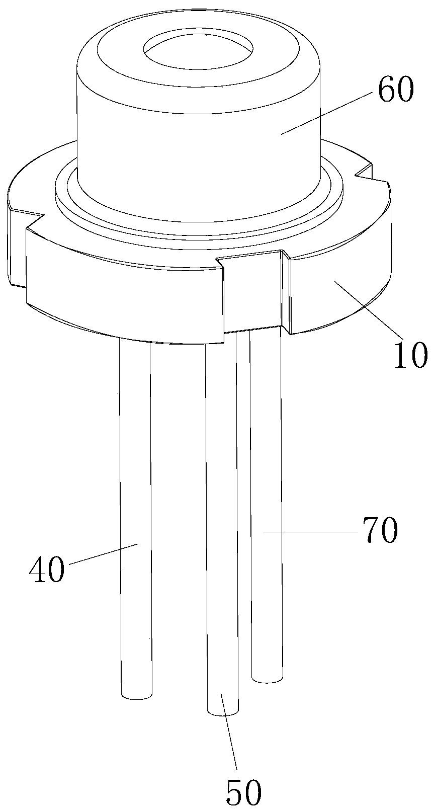 905nm high-power laser with optical lens and packaging process