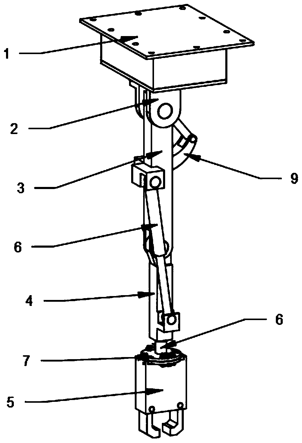 Assistance mechanical arm structure based on truss robot