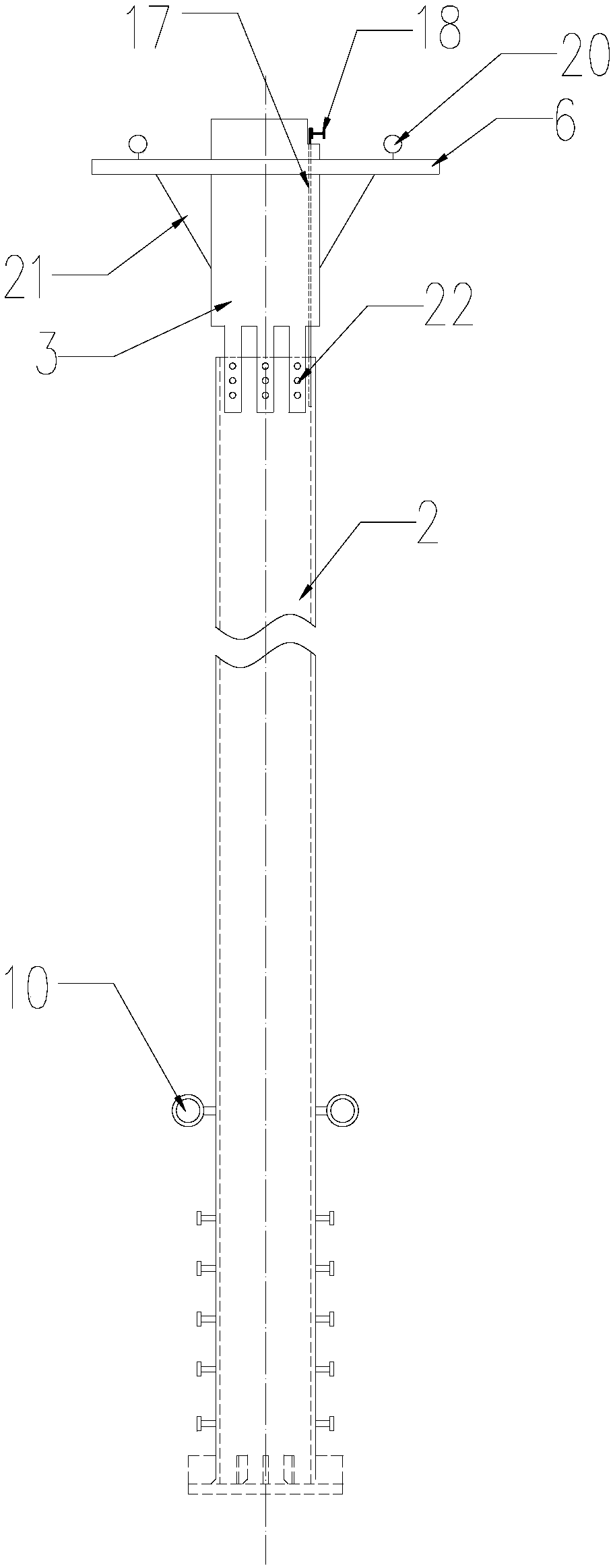 Perpendicularity adjusting device for ultralow-position steel pipe pile adopting top-down construction method and correction method thereof