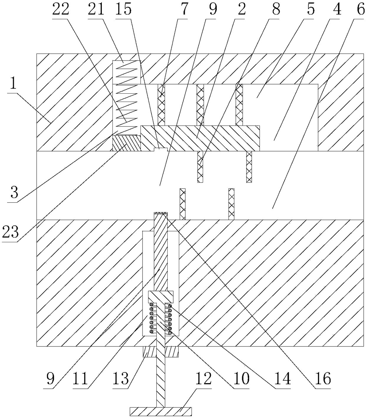 Exhaust emission structure