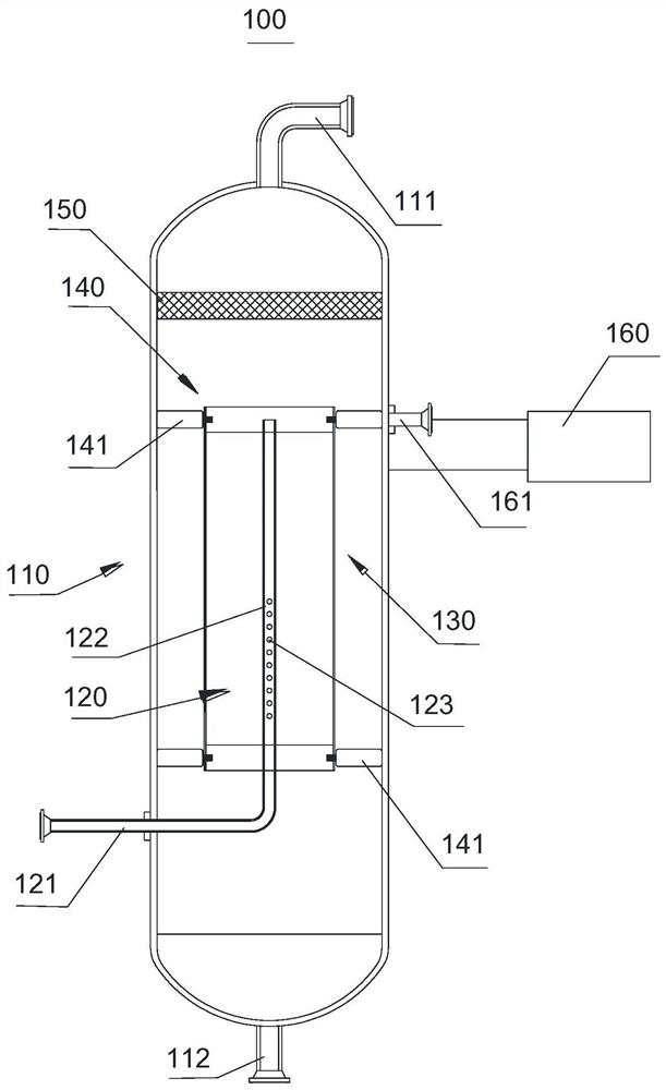 Deasphalting device and method