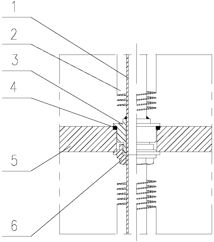 Heat pipe sealing structure