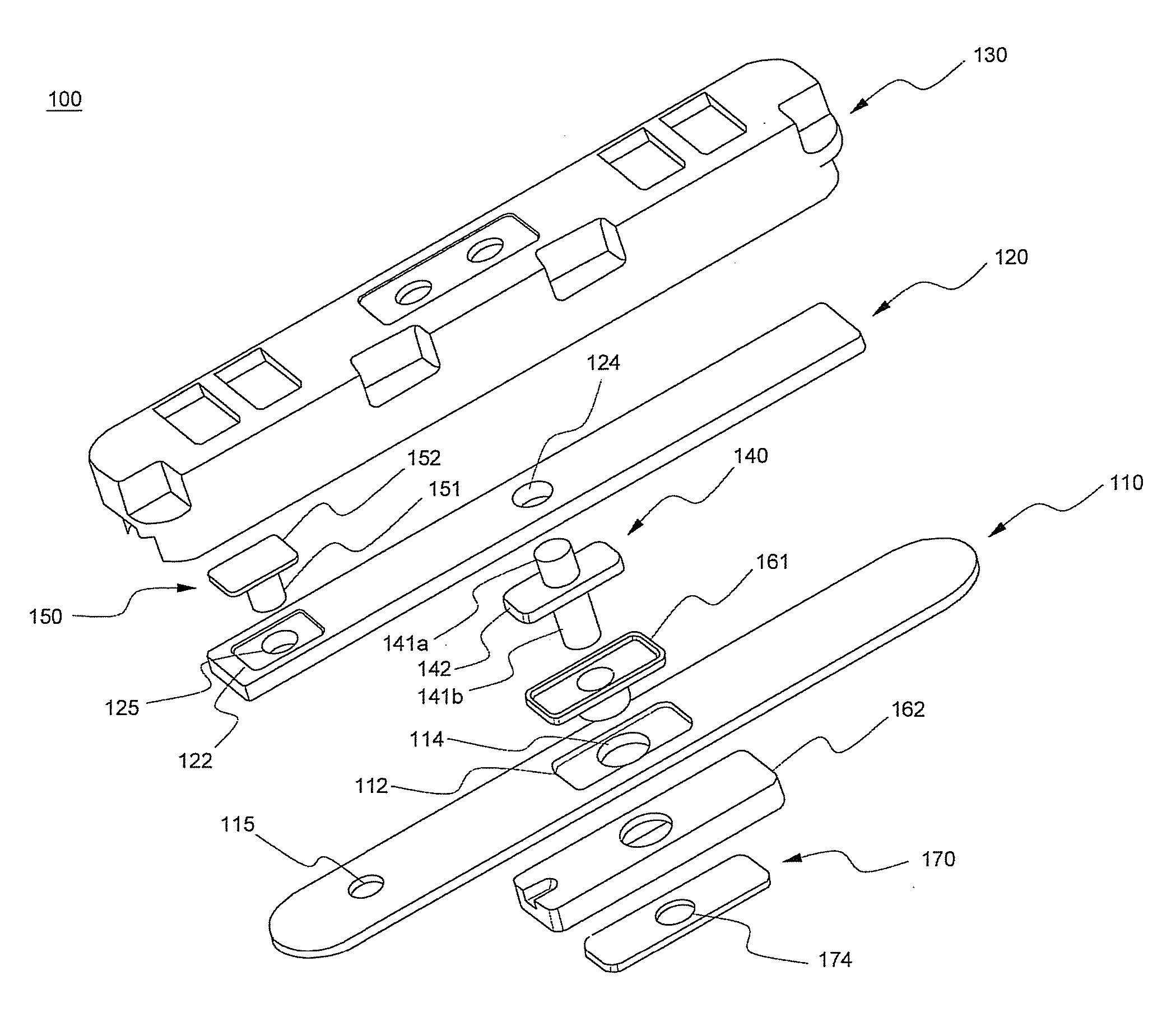 No-welding type battery pack using forced-inserting type rivet