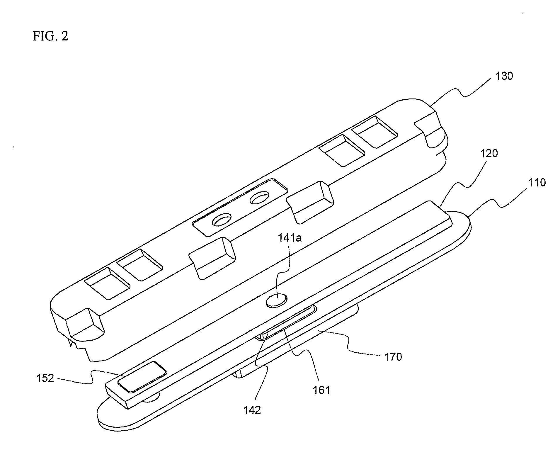 No-welding type battery pack using forced-inserting type rivet