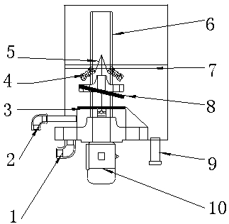 Gas adsorption equipment for supergravity movable adsorption bed