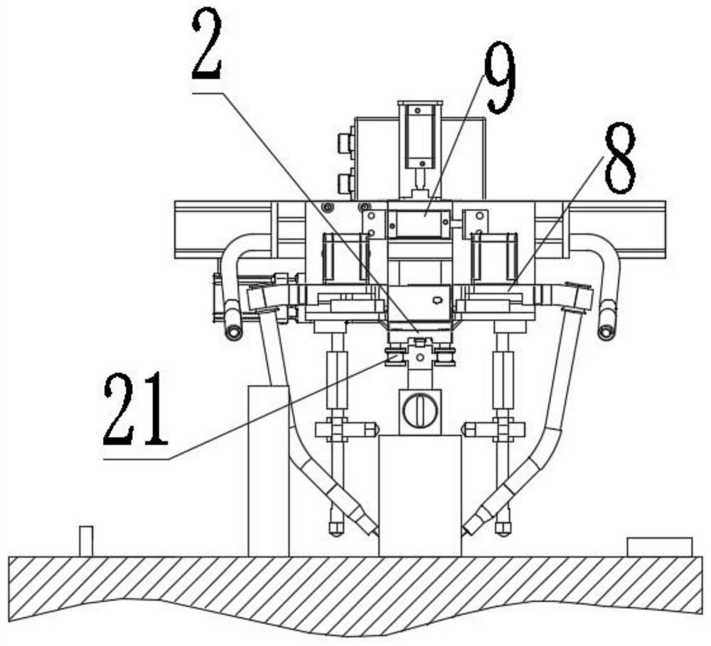 Intelligent welding trolley for outfitting welding of ship hatch cover