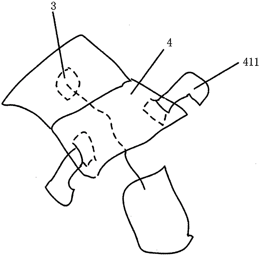 Packaging structure of tea bag and its tea bag