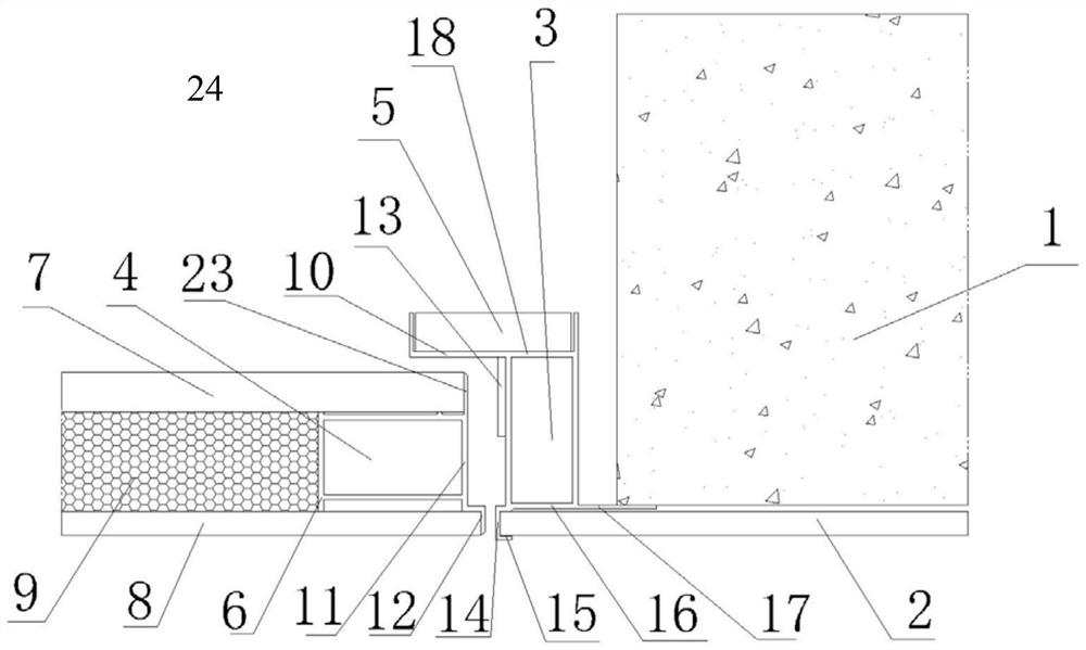 Hidden tube well door and mounting method