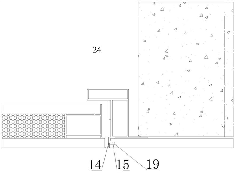 Hidden tube well door and mounting method