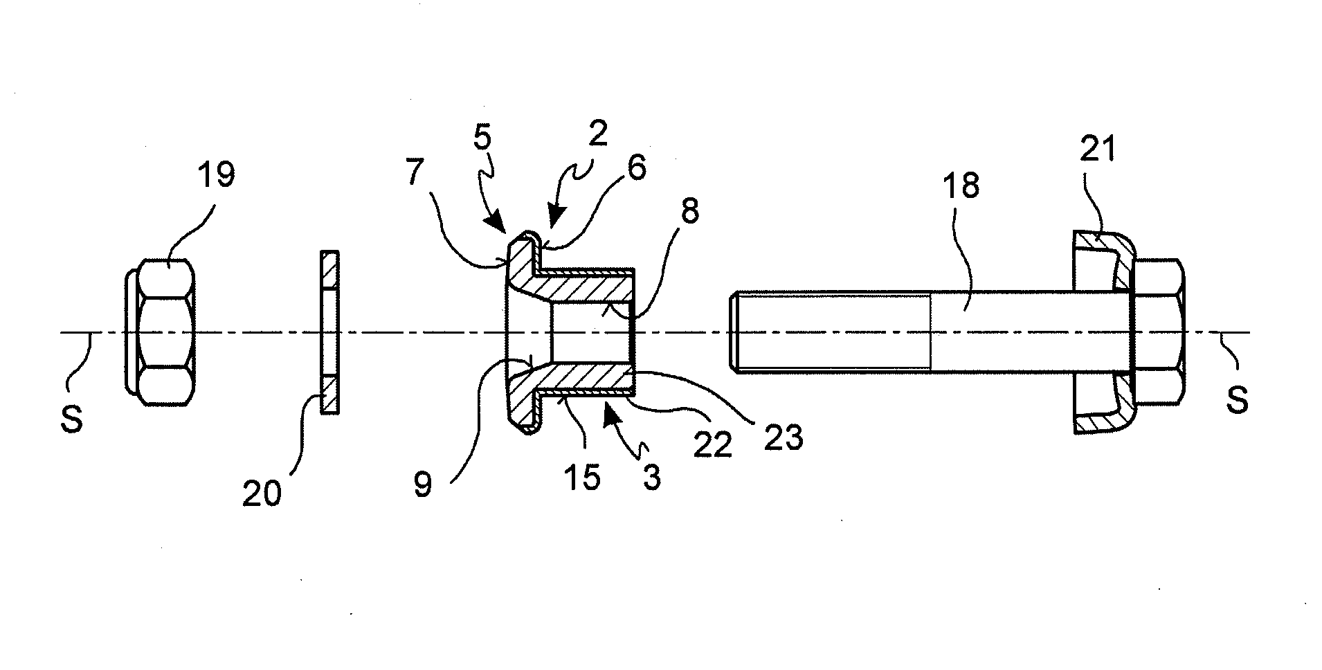 Permanent electrical contact applicable to the web of rails and the like