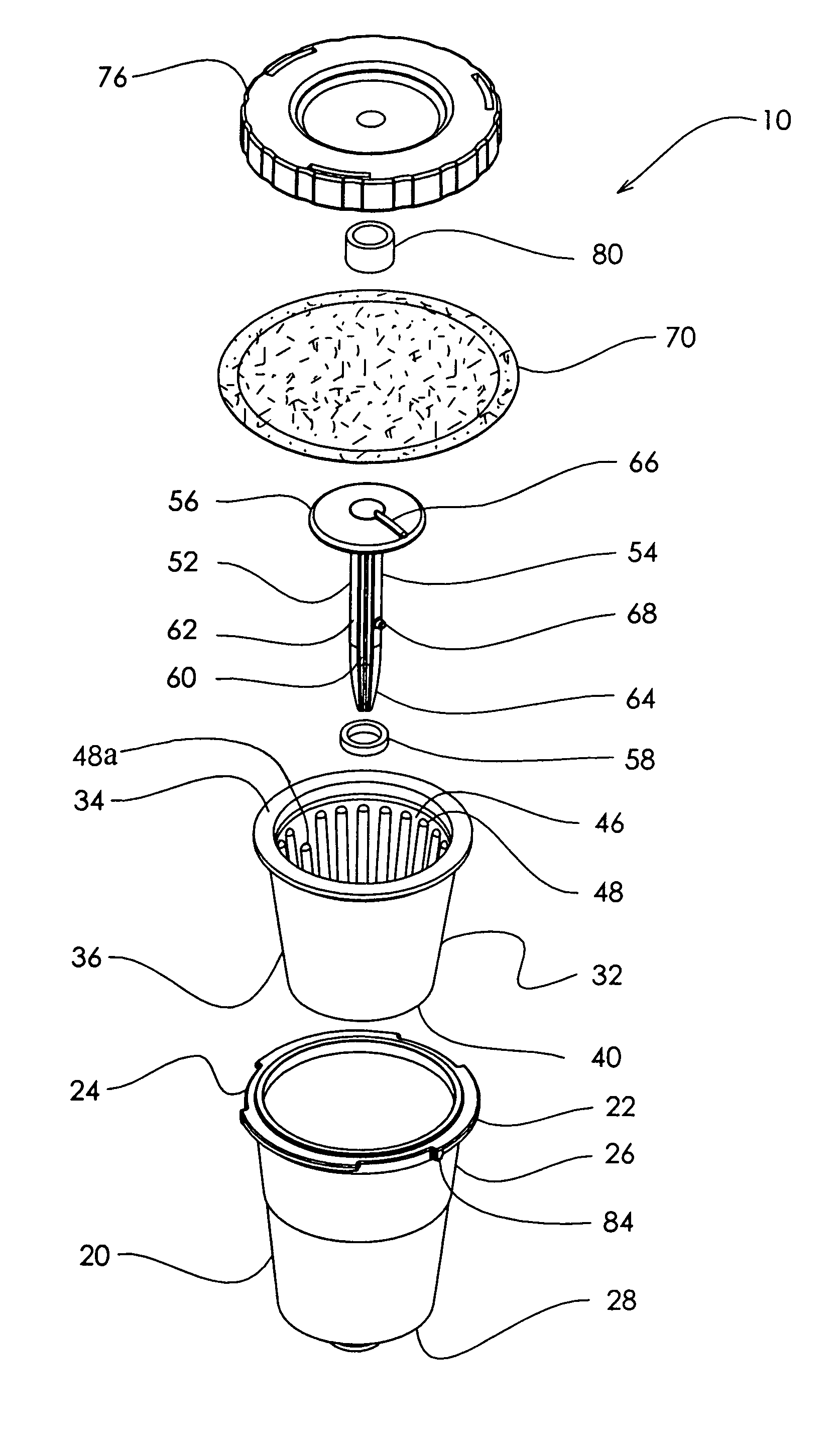 Single cup pod holder