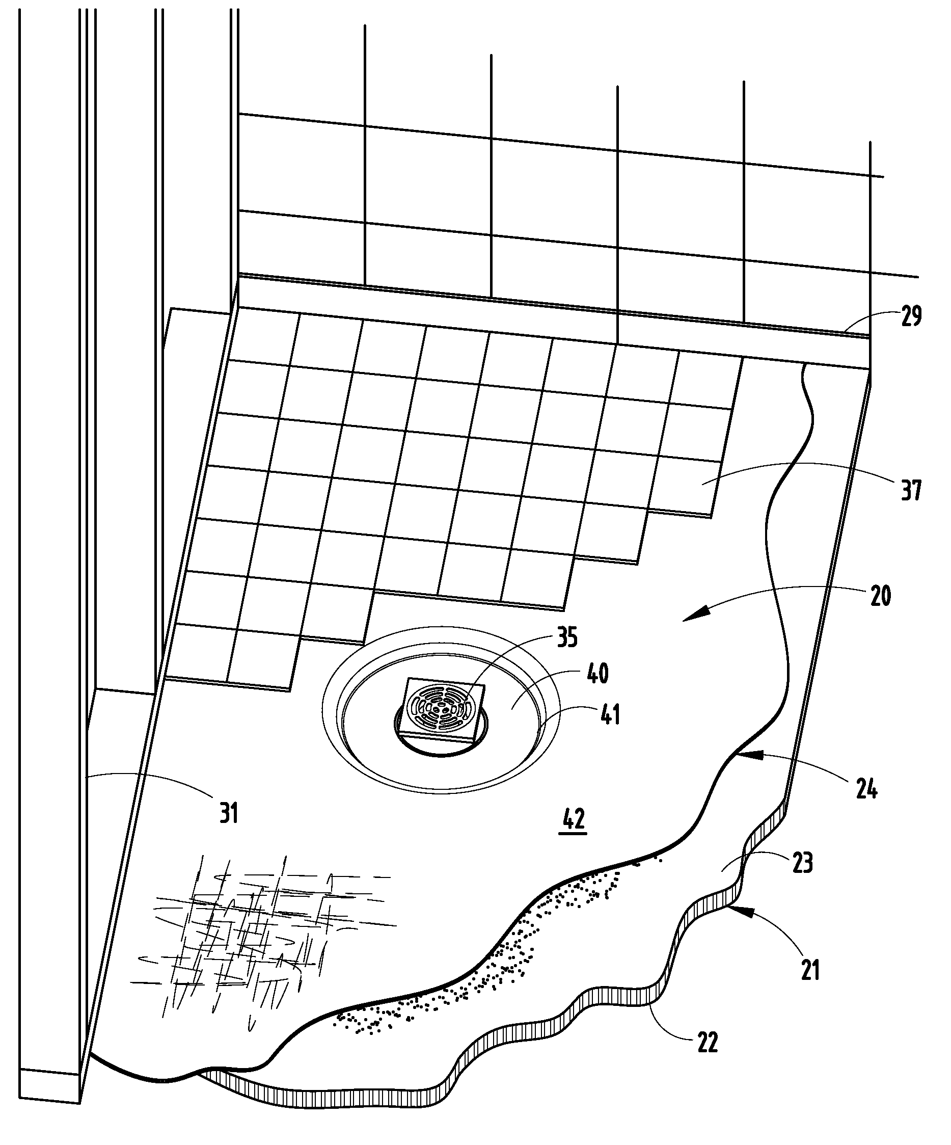 Shower base apparatus