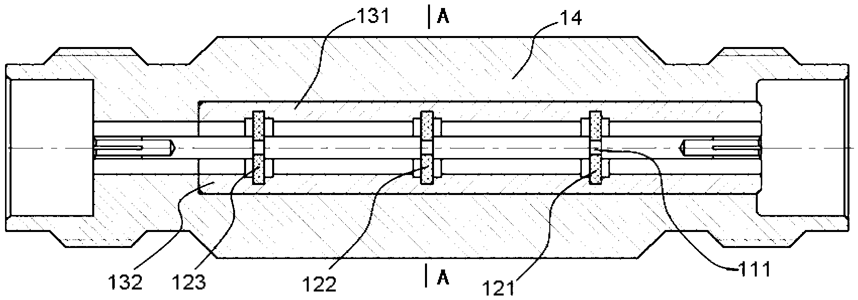 Superhigh-frequency coaxial connector